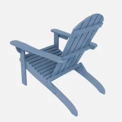 Acacia wood armchair with armrests
