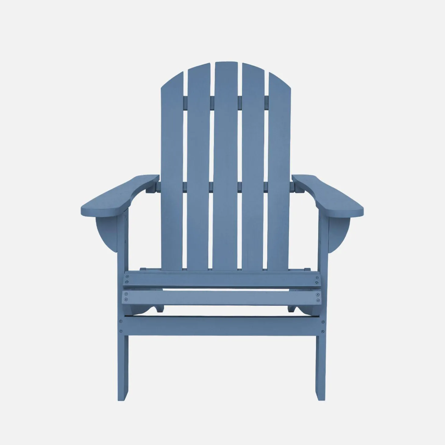 Acacia wood armchair with armrests