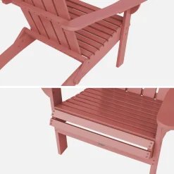 Acacia wood armchair with armrests