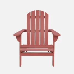 Acacia wood armchair with armrests