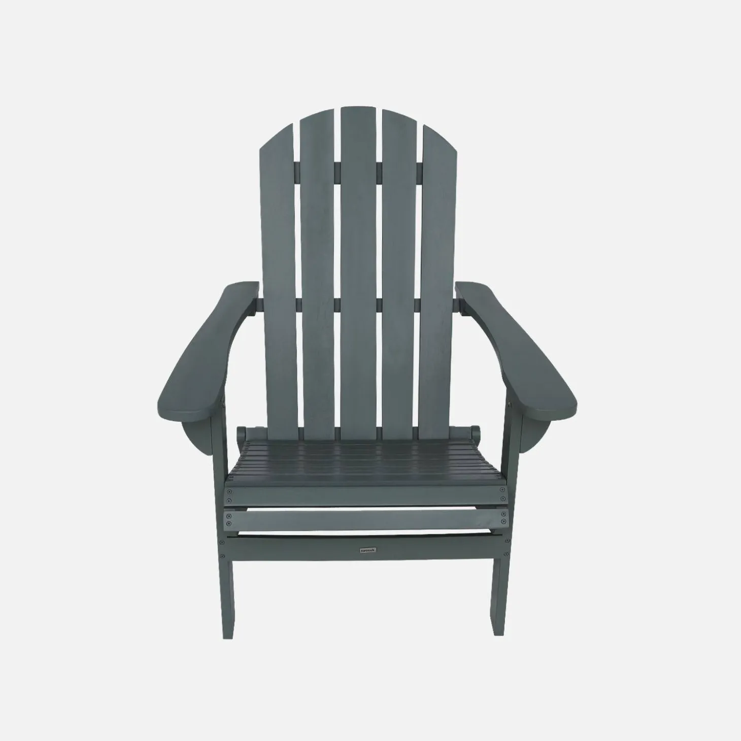 Acacia wood armchair with armrests