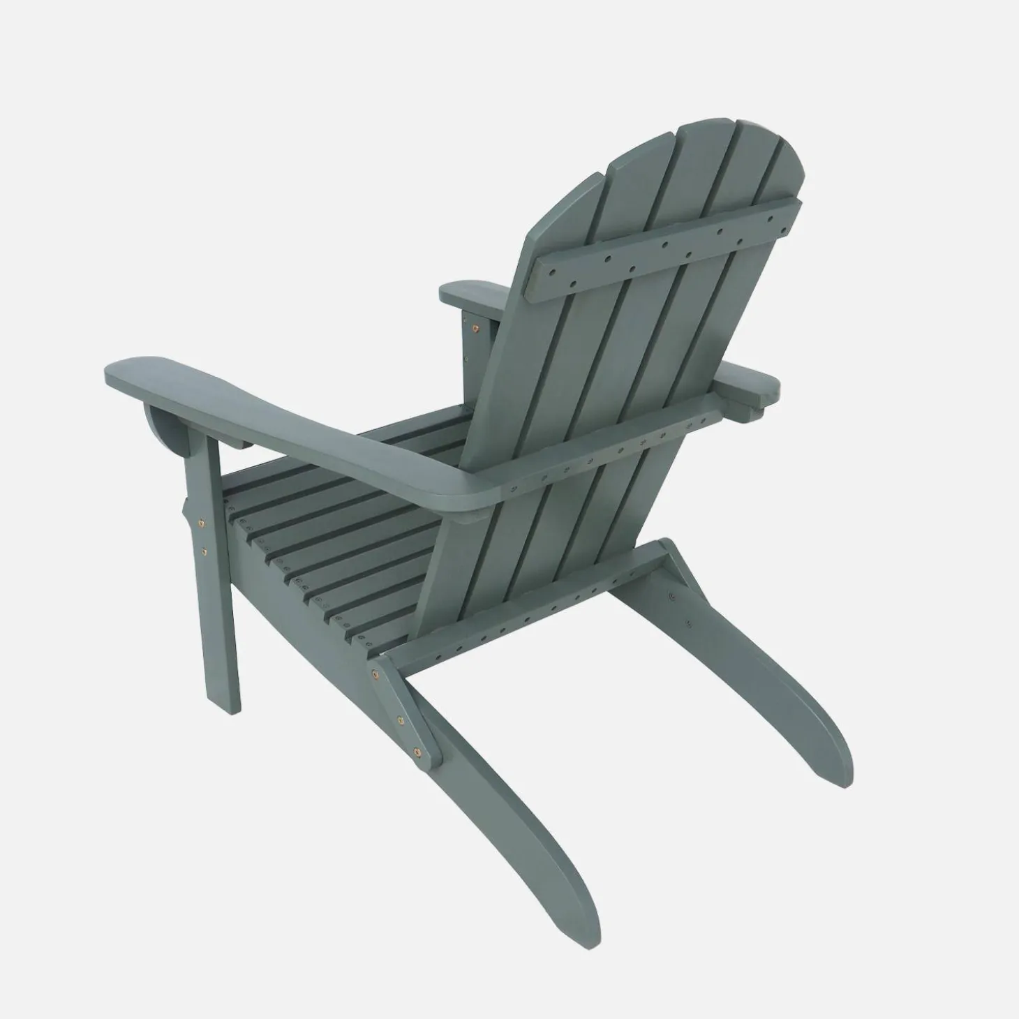 Acacia wood armchair with armrests