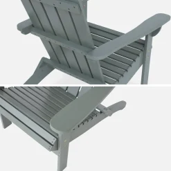 Acacia wood armchair with armrests