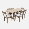 Acacia wood garden table seats 8