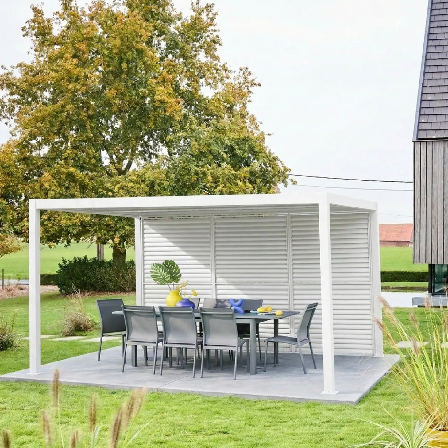 Adjustable louver panel 130cm for Triomphe pergola 4x3m