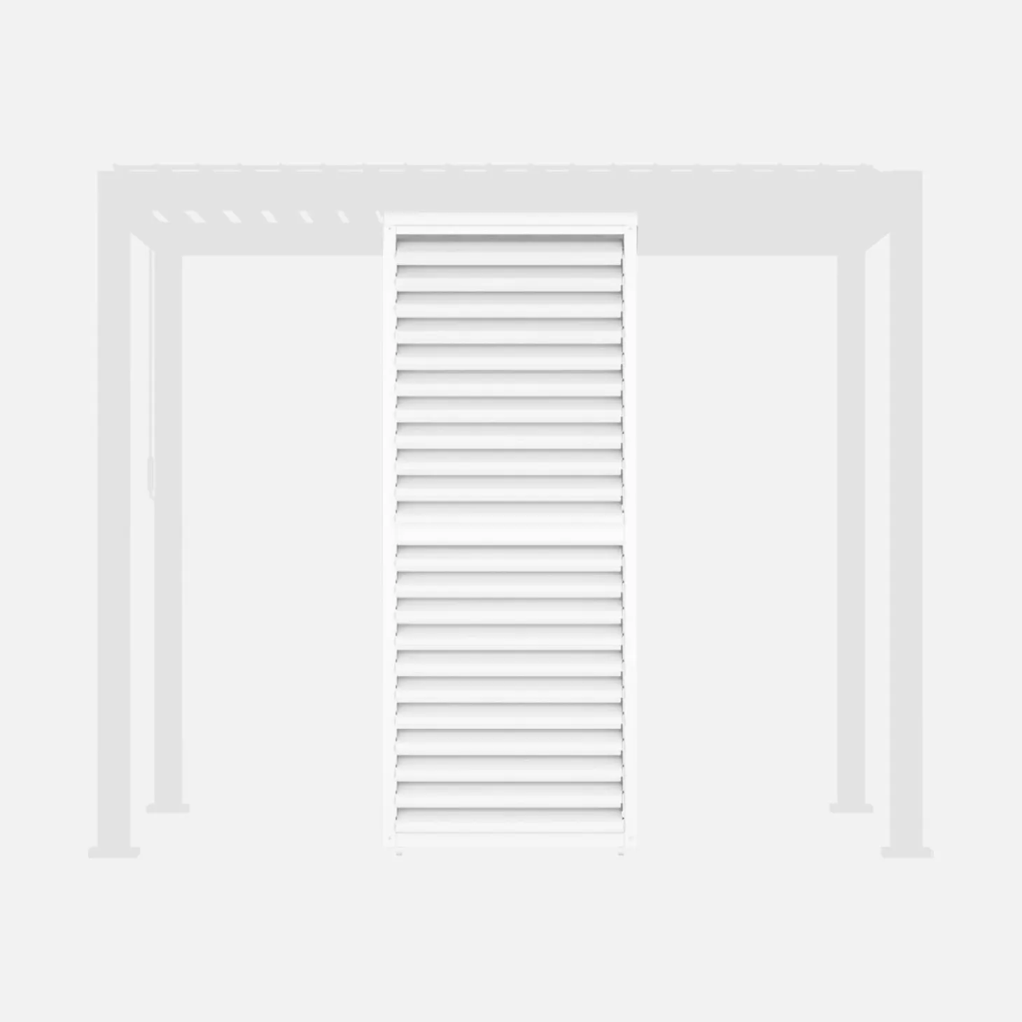 Adjustable louver panel 100cm for Triomphe pergola 3x3m V2 4x3m 6x3m