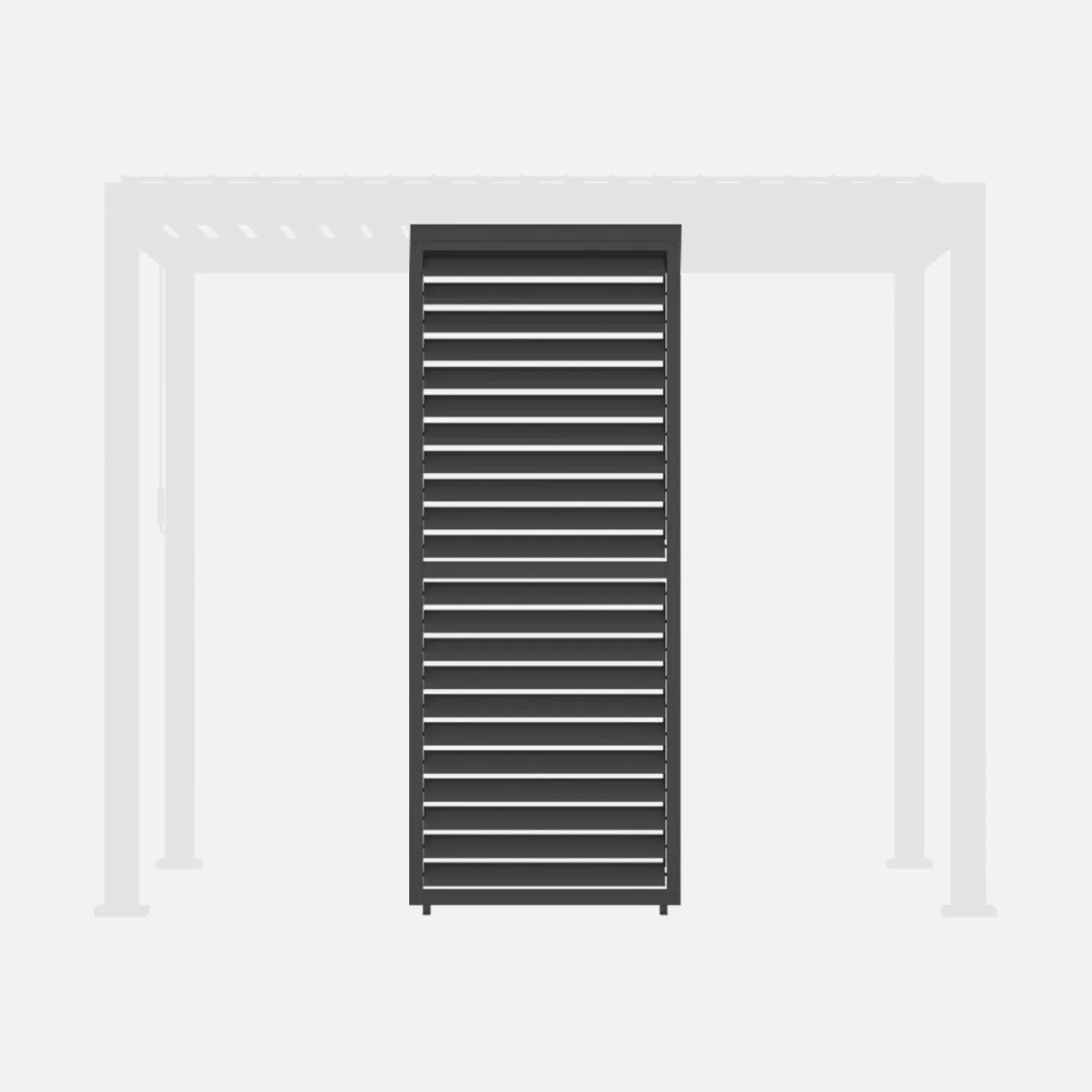 Adjustable louver panel 100cm for Triomphe pergola 3x3m V2 4x3m 6x3m