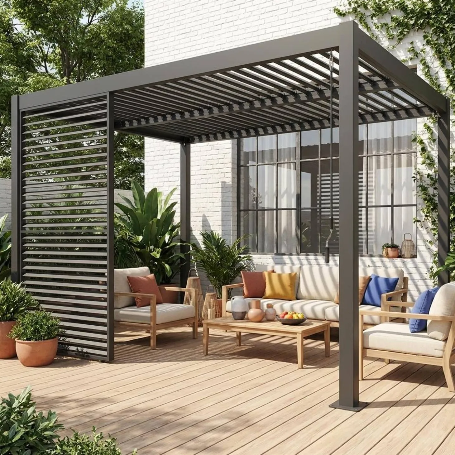 Adjustable slat louver panel 130cm for Palace pergola