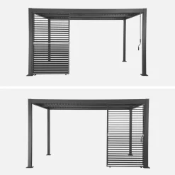 Adjustable slat louver panel 130cm for Palace pergola