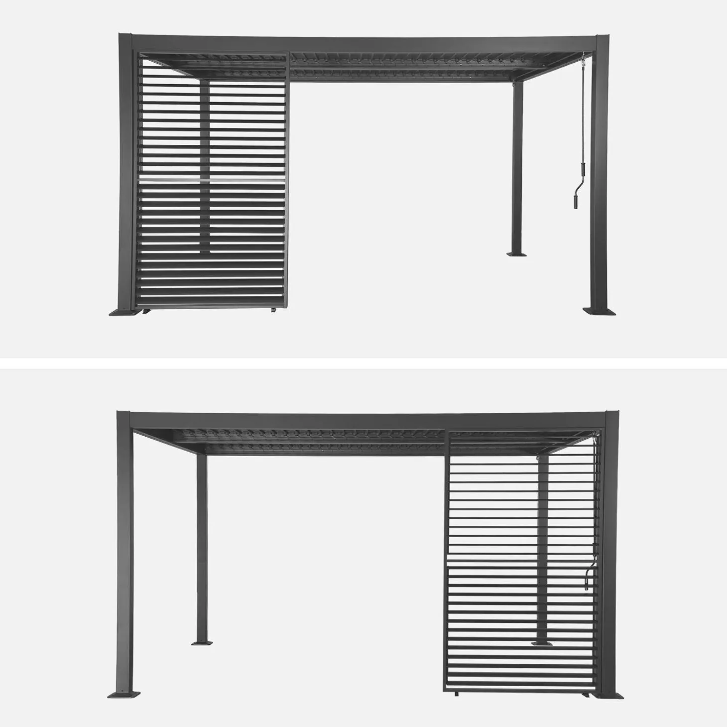 Adjustable slat louver panel 130cm for Palace pergola