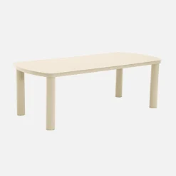 Aluminium garden table + 8 chairs