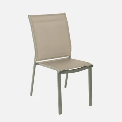 Aluminium garden table + 8 chairs