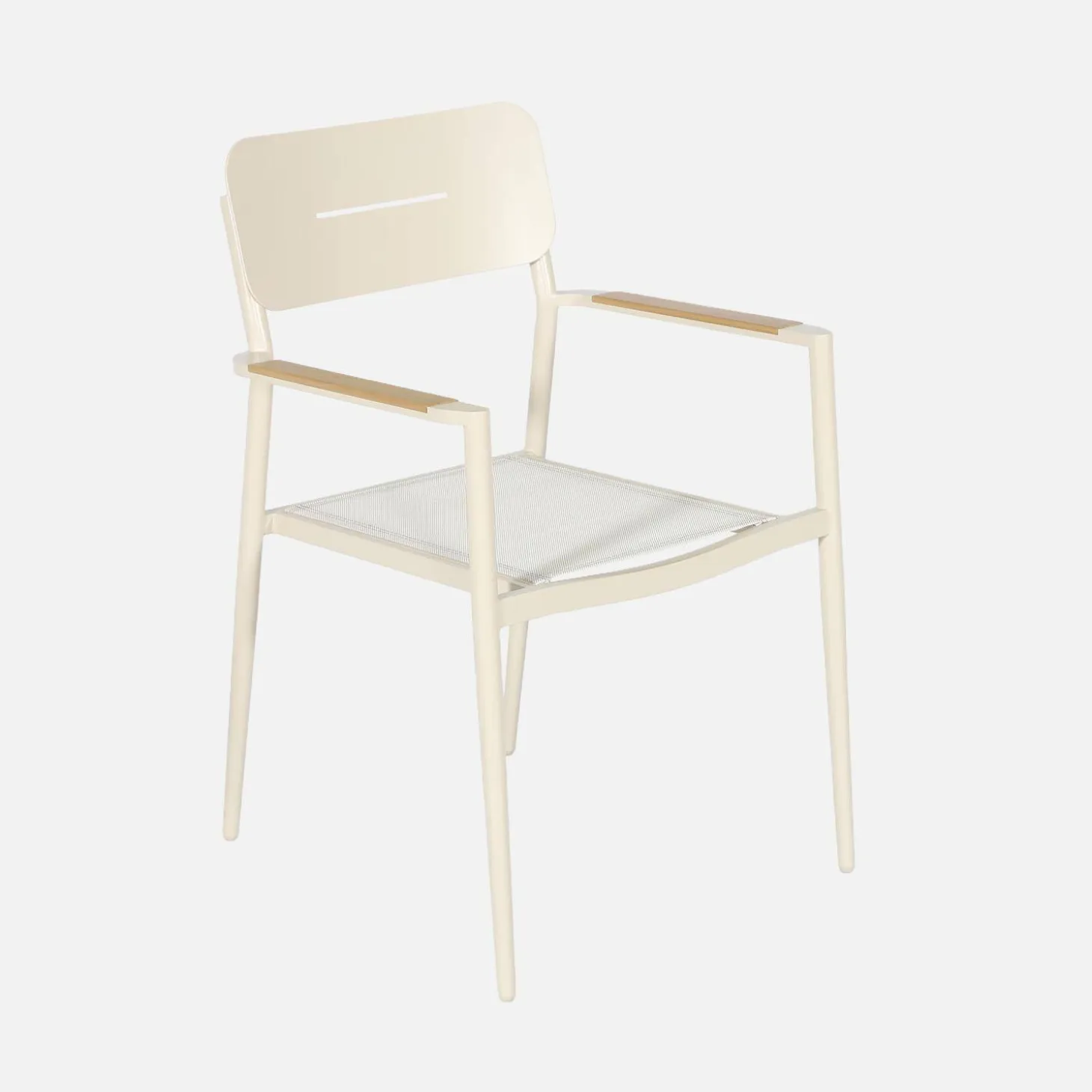 Aluminium garden table 201cm + 8 chairs
