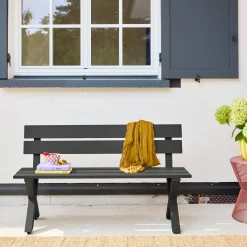 Aluminum Garden Bench 2-Seater