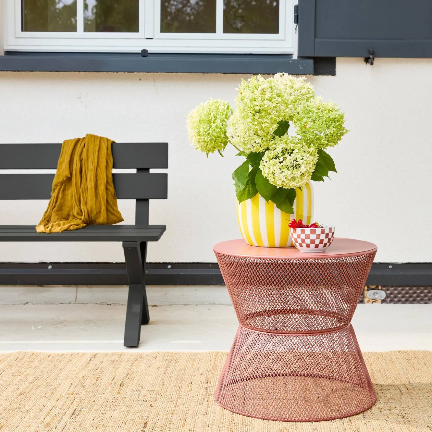 Aluminum Garden Bench 2-Seater