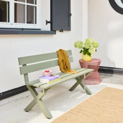 Aluminum Garden Bench 2-Seater