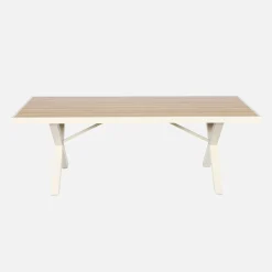 Aluminum garden table 220cm seats 8