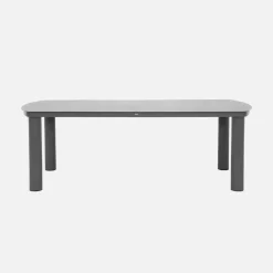 Aluminum garden table for 10 people 225cm