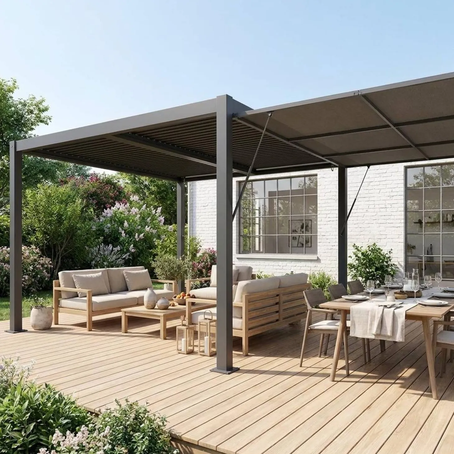 Awning 4m for Palace pergola