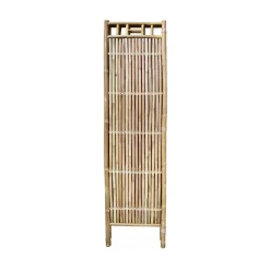 Bamboo folding screen