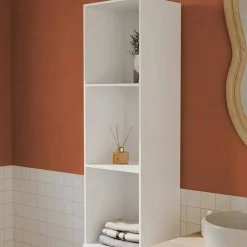 Bathroom storage column