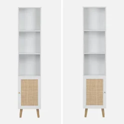 Bathroom storage column