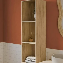 Bathroom storage column
