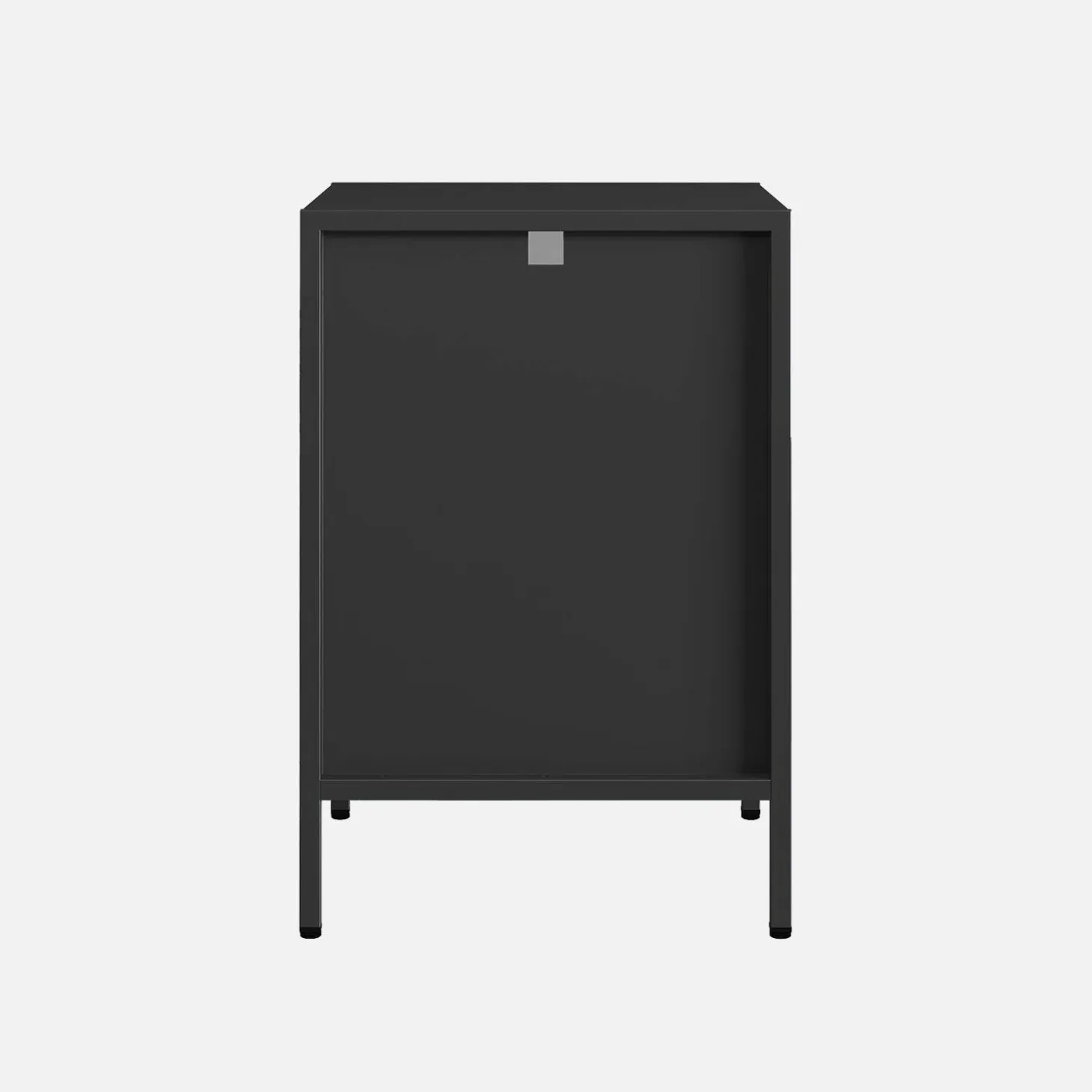 Bedside table, industrial-style, steel