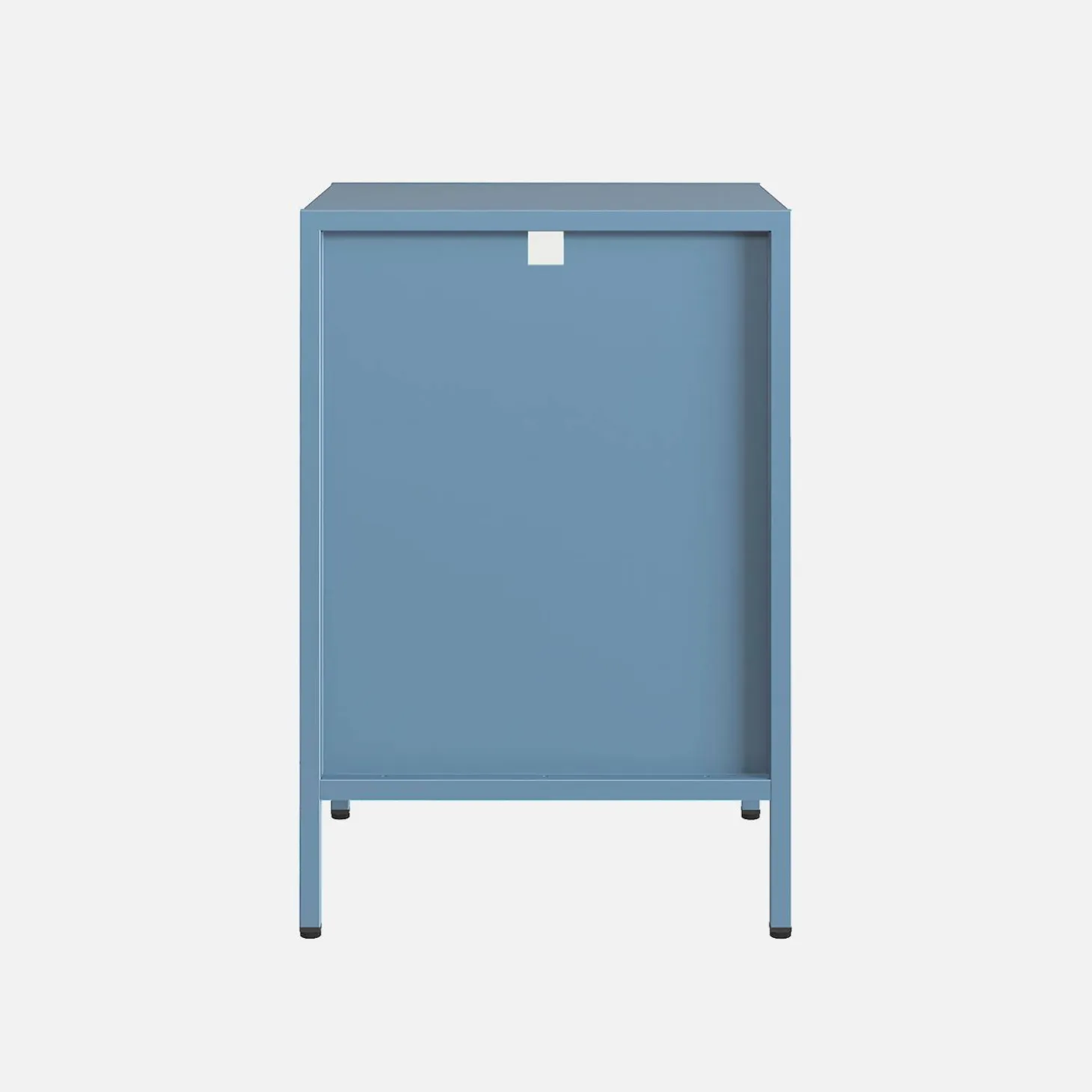 Bedside table, industrial-style, steel