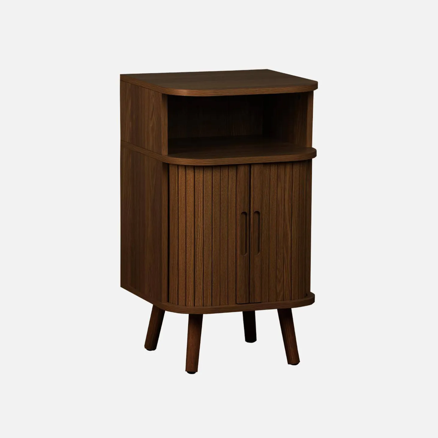Bedside table with sliding doors and 1 niche