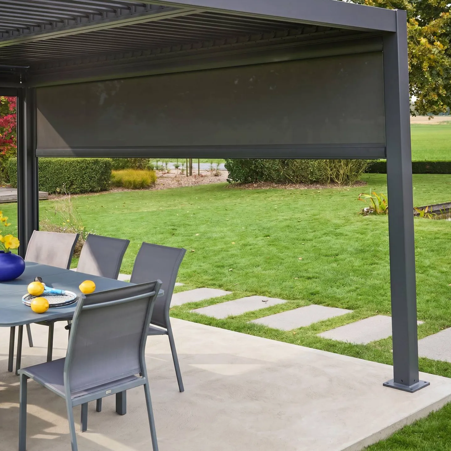 Blind aluminium 4m for Palace pergola