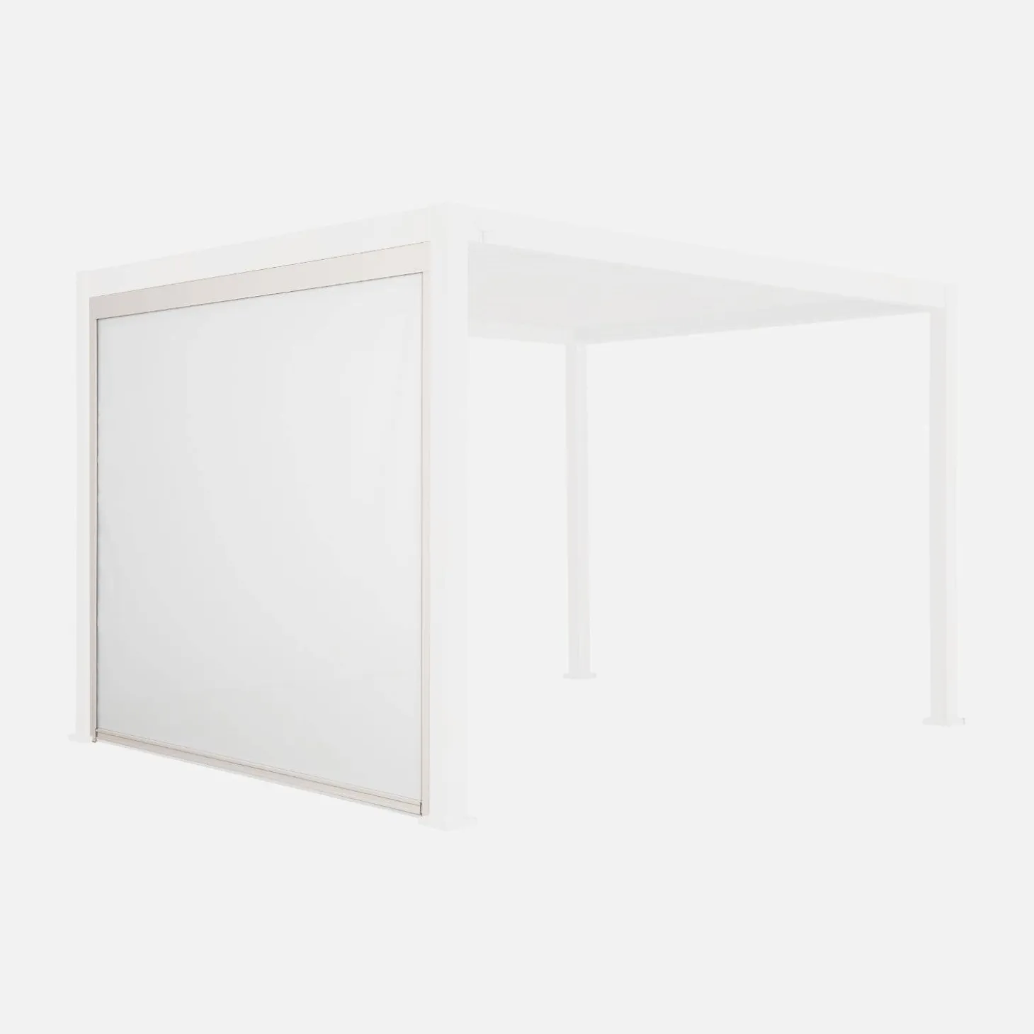 Blind aluminium 3m for Triomphe pergola 3x3m V2 3x4m 3x6m