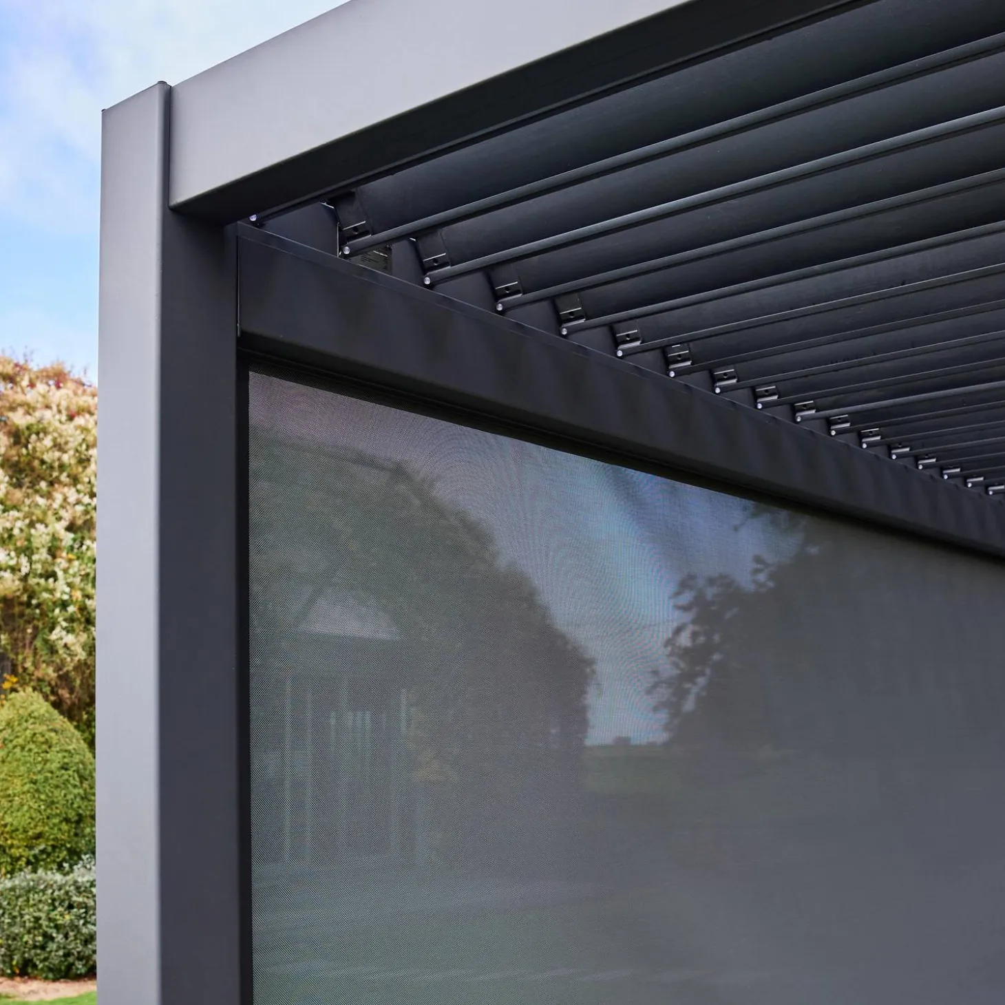 Blind aluminium 4m for Triomphe pergola