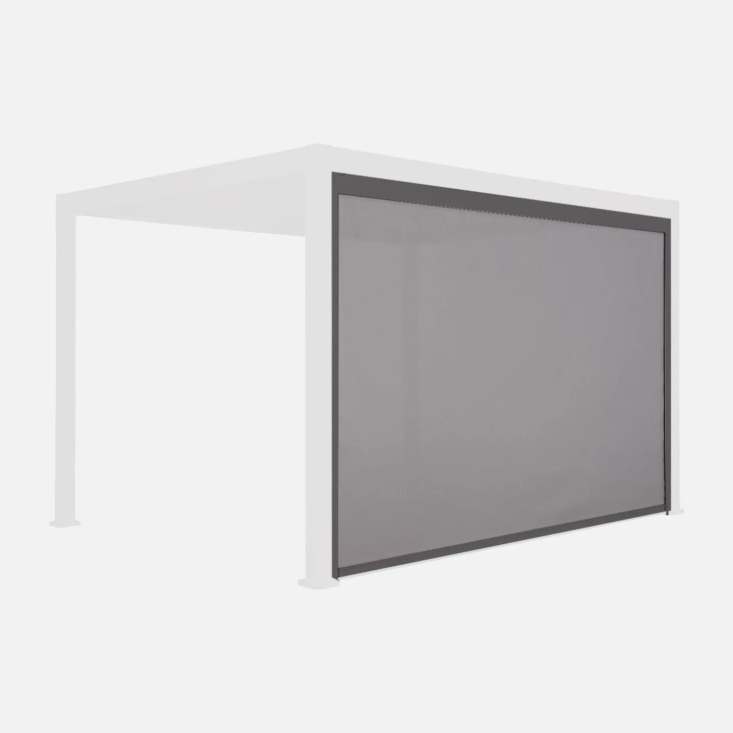 Blind aluminium 4m for Triomphe pergola