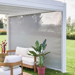 Blind aluminium 4m for Triomphe pergola