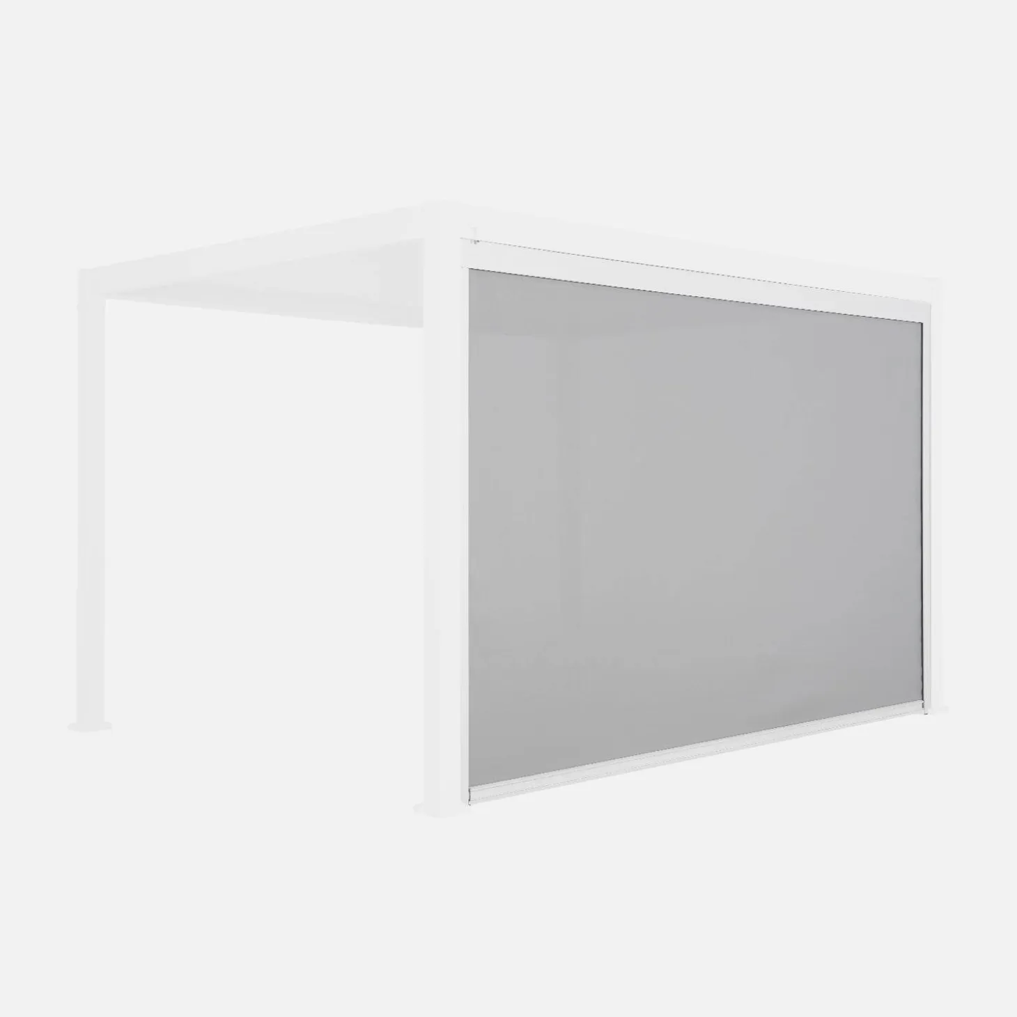 Blind aluminium 4m for Triomphe pergola