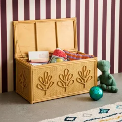 Bohemian Rattan Children's Toy Chest