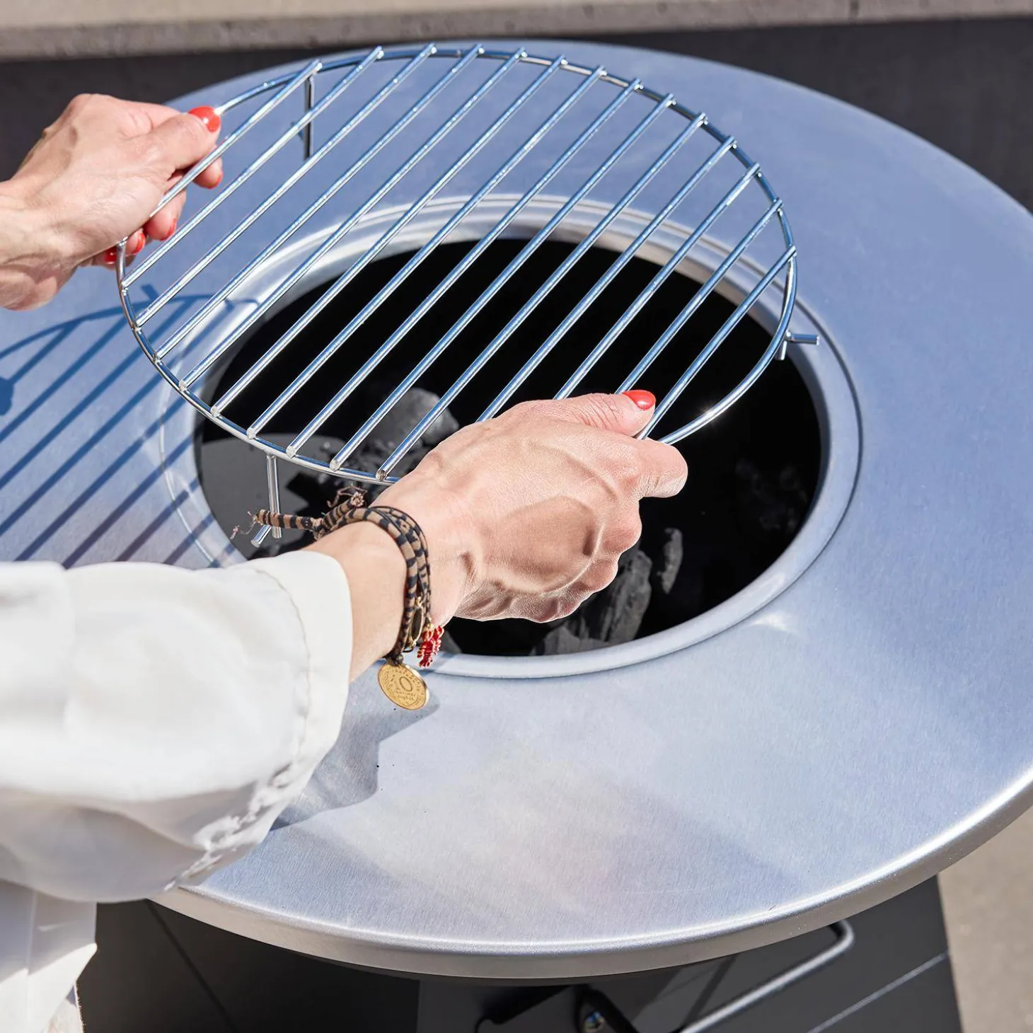 Brazier barbecue Ø59cm with storage space