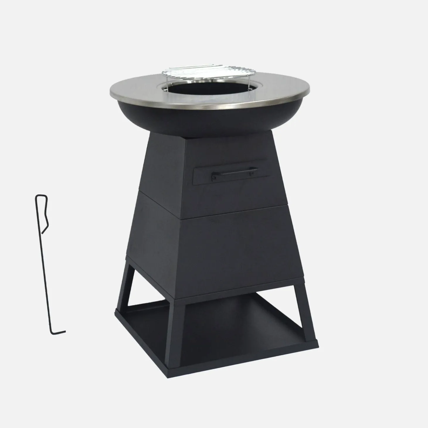 Brazier barbecue Ø59cm with storage space