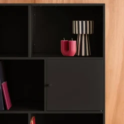Buffet, industrial metal storage unit with 8 compartments