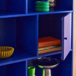 Buffet, industrial metal storage unit with 8 compartments