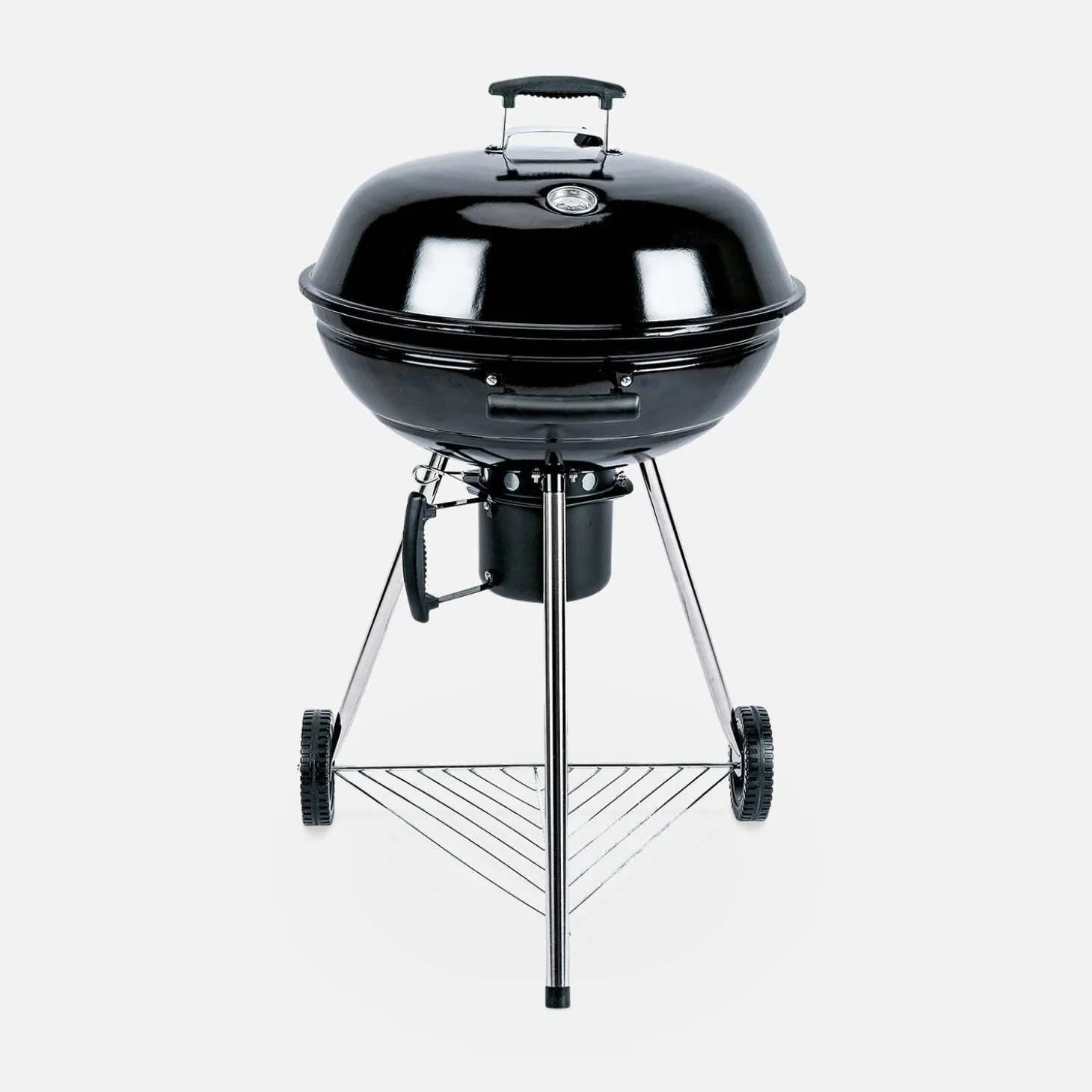 Charcoal kettle barbecue