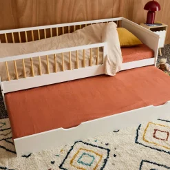 Children's bed drawer pine wood