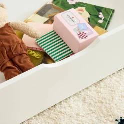 Children's bed 90 x 190 cm natural pine with slatted base and 2 drawers