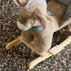 Children's donkey rocking chair
