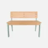 Children's garden bench acacia wood 2-seater