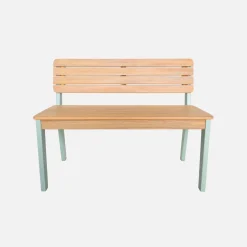 Children's garden bench acacia wood 2-seater