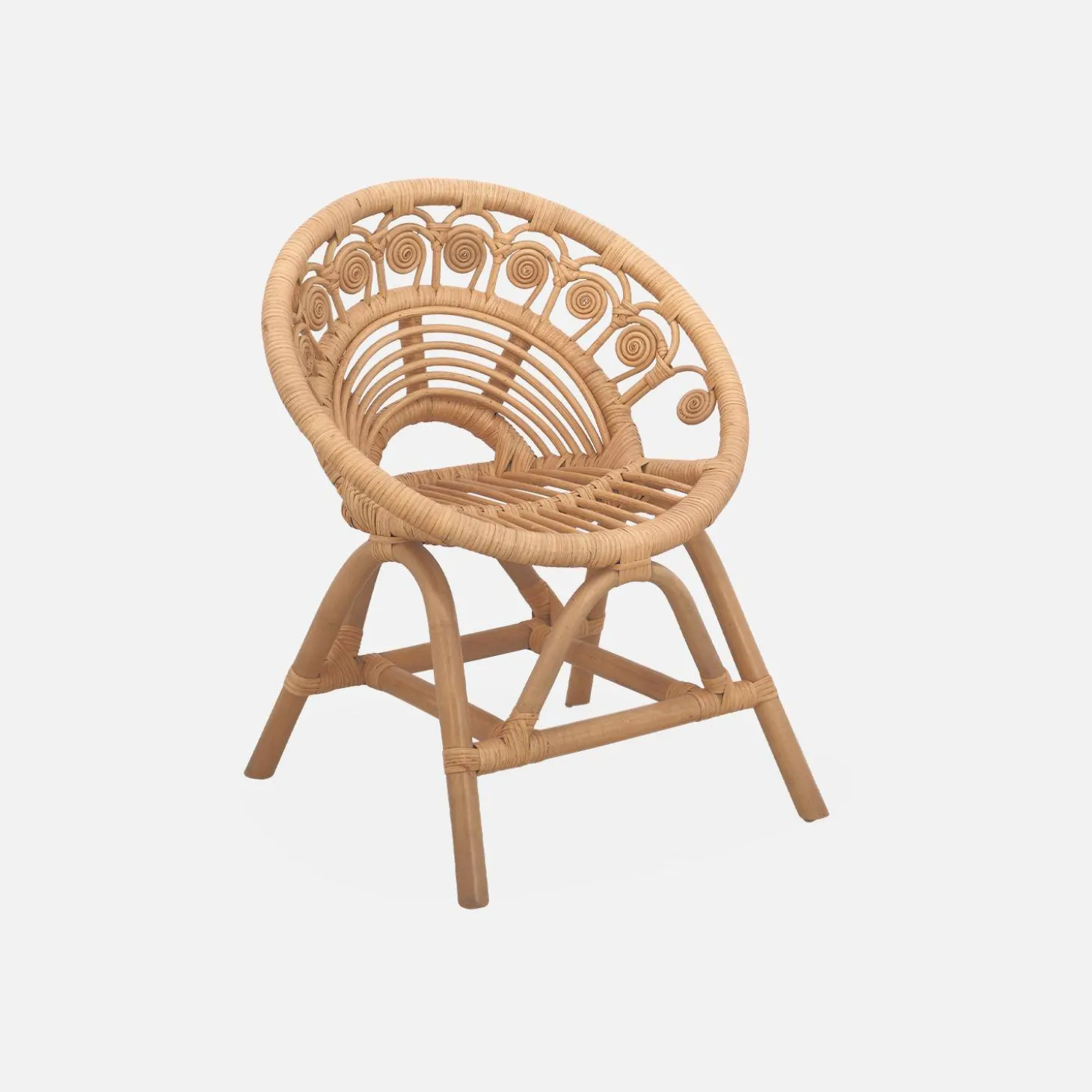 Children's rattan chair