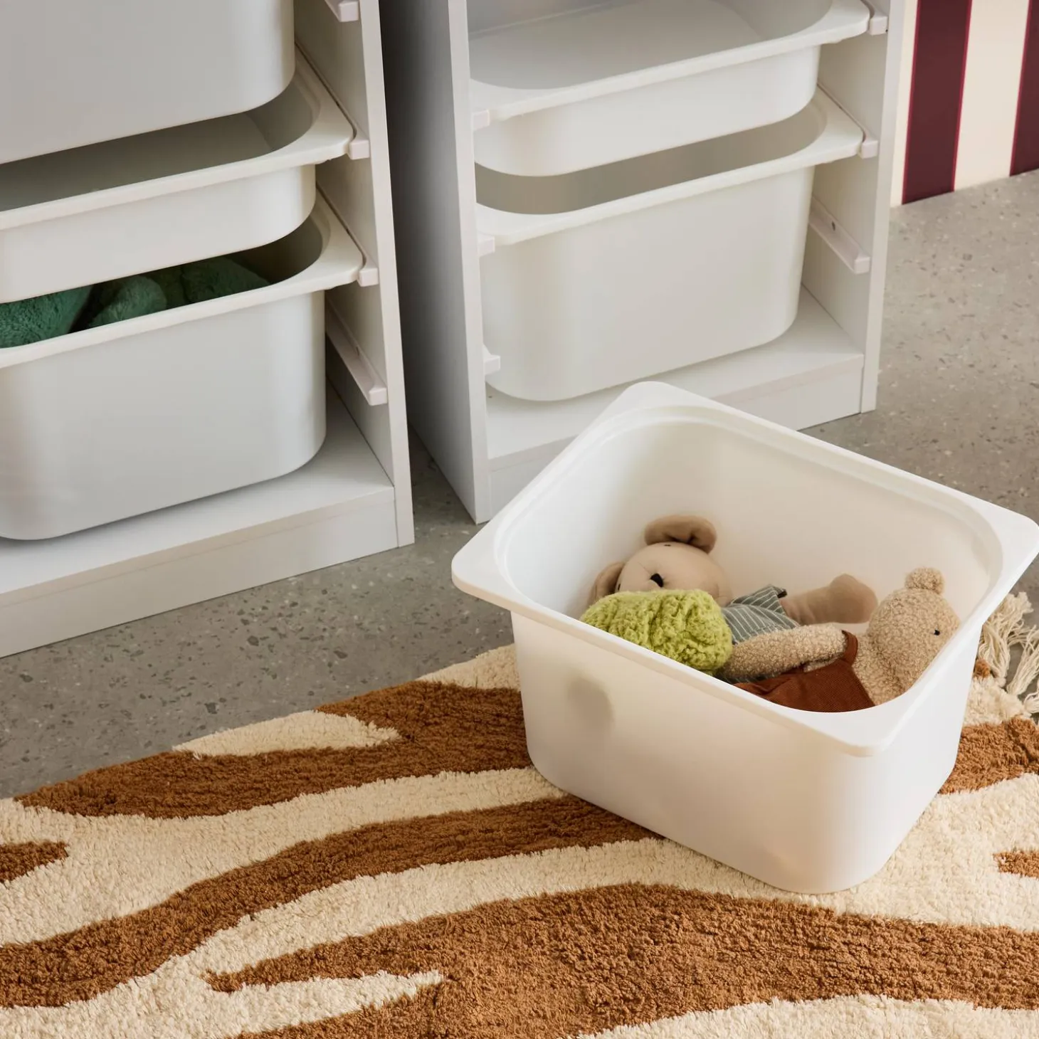 Children's storage furniture 4 storage bins (Pack of 2)