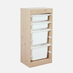 Children's storage furniture 4 storage bins (Pack of 2)